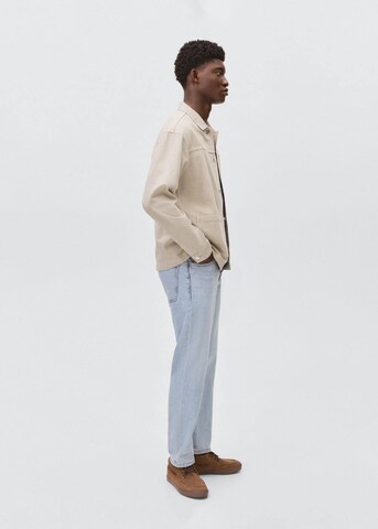 MANGO TEEN Hemd 'Sobre' in Beige