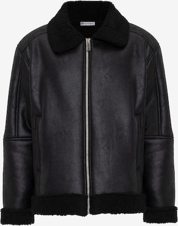 Dandalo - Casaco meia-estação em preto: frente