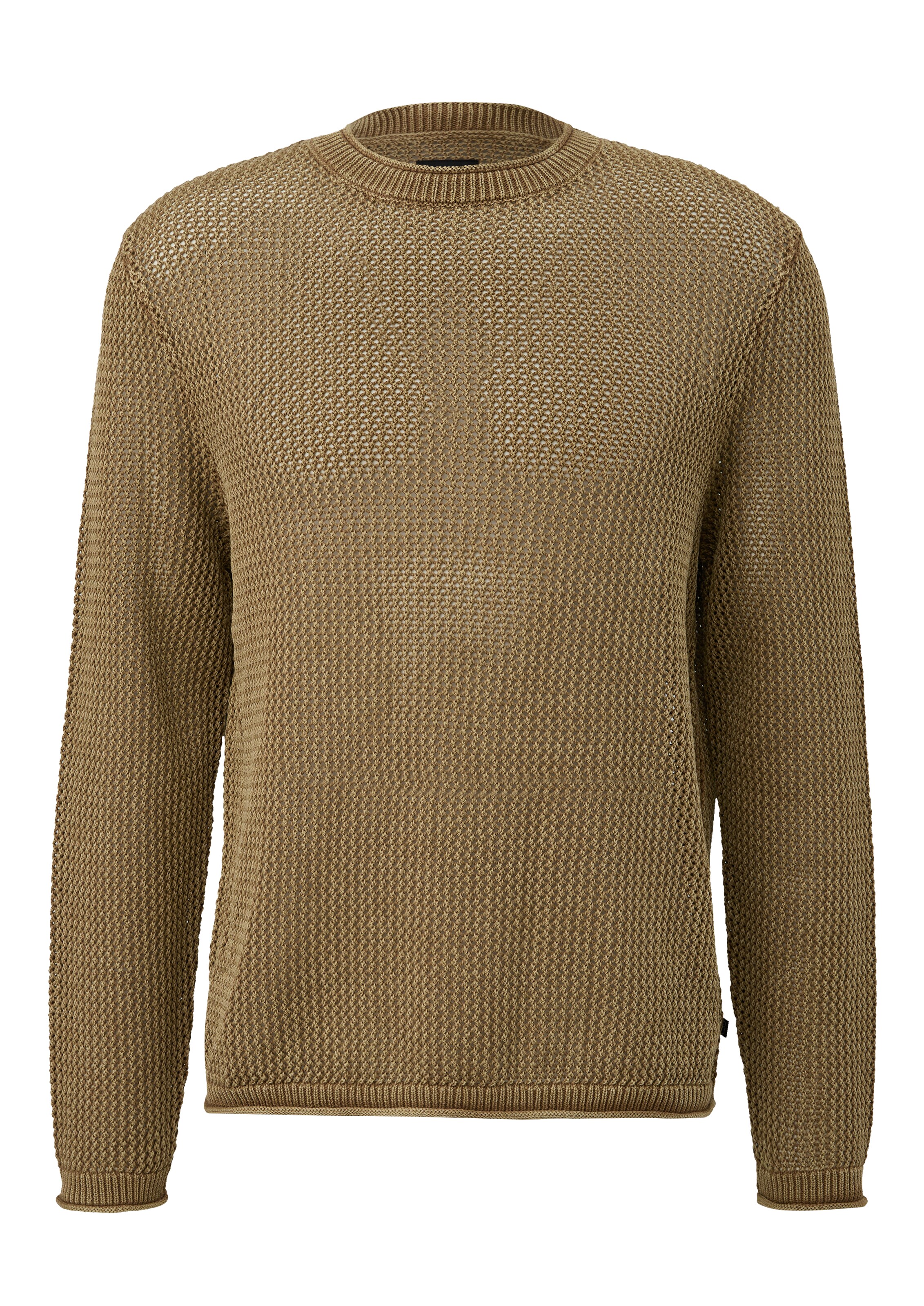 Pull-over QS en marron : devant