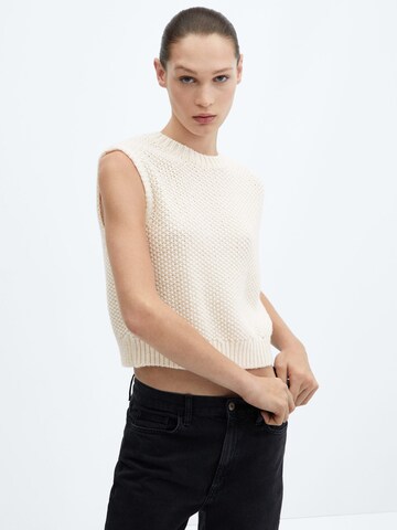 MANGO Sweater 'SOMALIA' in Beige: front