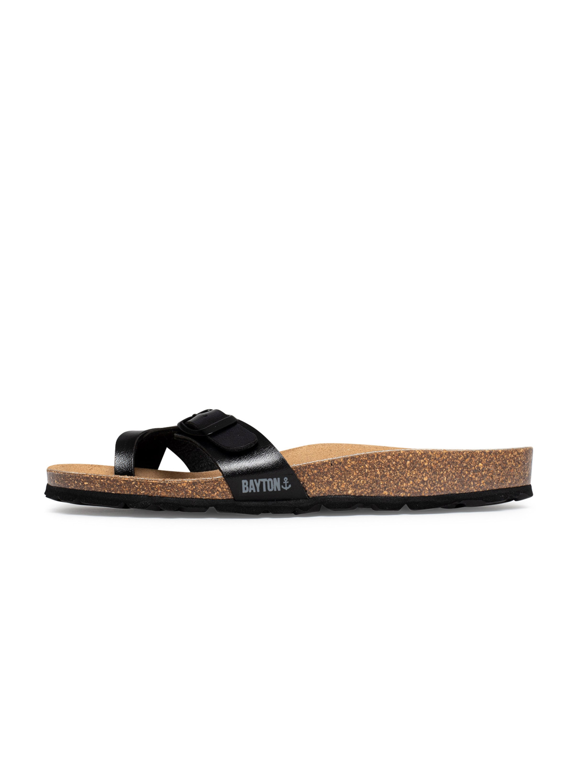 Bayton Pantolette in schwarz, Produktansicht