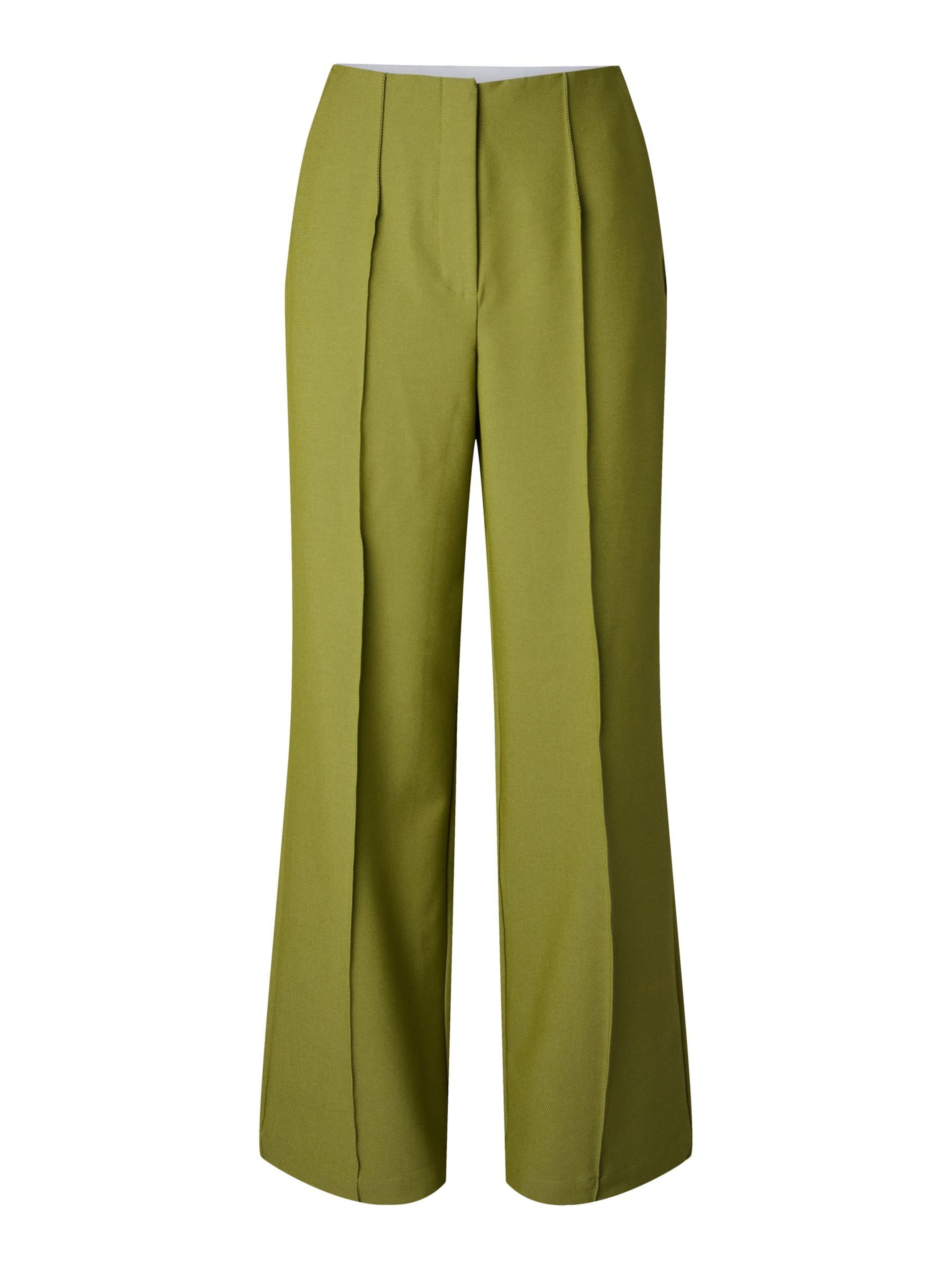 YAS Pantalon 'REEMAJ' in Groen: voorkant
