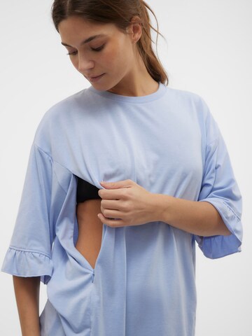 MAMALICIOUS Shirt 'MLNOLA LIA' in Blauw