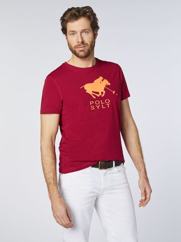 Polo Sylt T-Shirt in Rot: predná strana