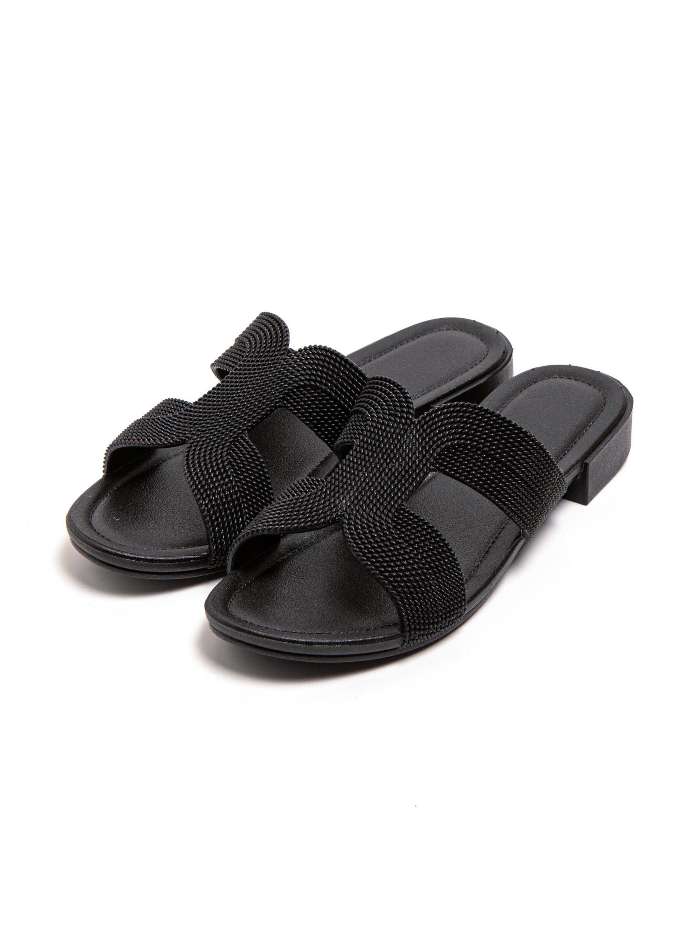 Brasileras - Sandália 'Mardin' em preto