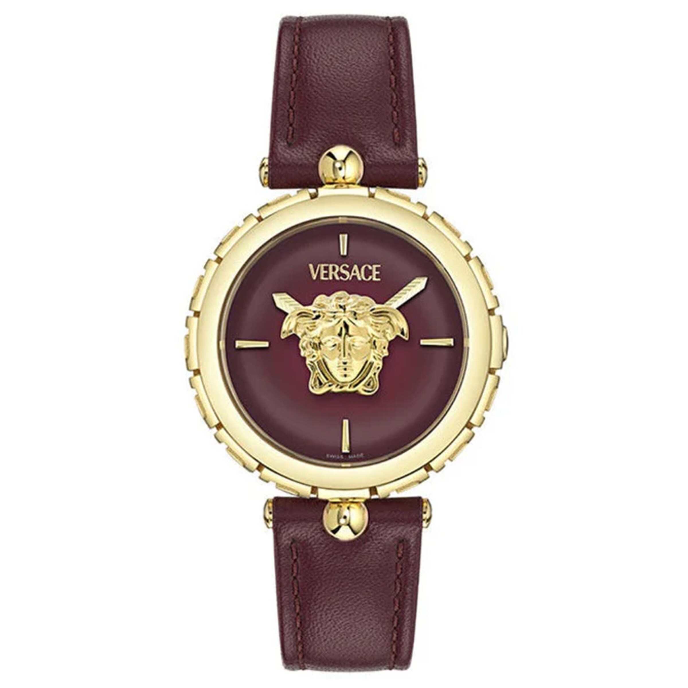 VERSACE Analoog horloge in Rood: voorkant