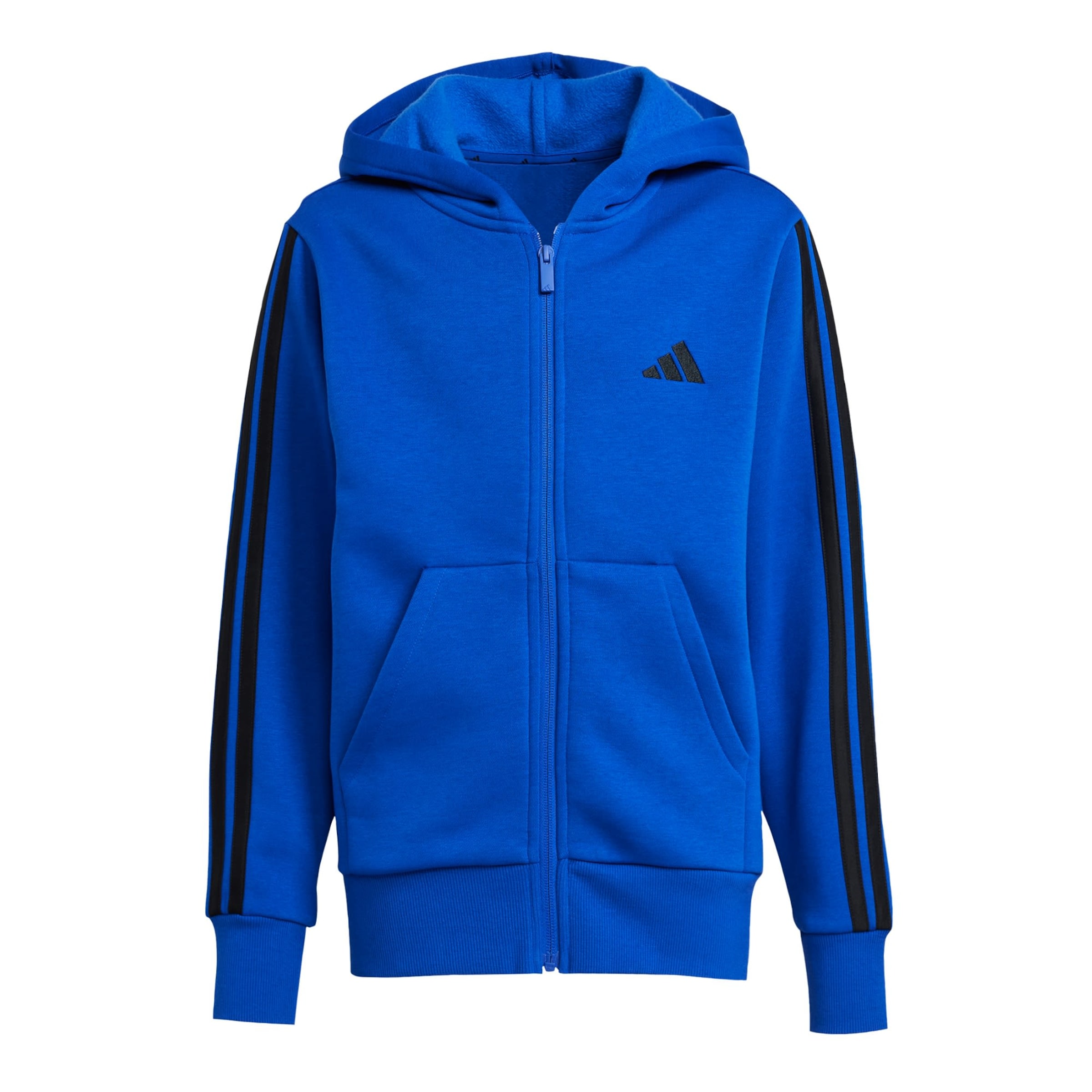 ADIDAS SPORTSWEAR - Sudadera con cremallera deportiva 'Essentials' en azul: frente