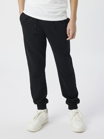 Regular Pantalon de sport TWO SOON en noir : devant