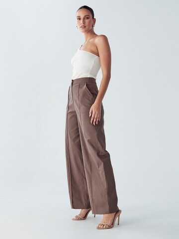 Wide leg Pantaloni 'AMIE' di BWLDR in marrone