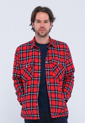 Giorgio di Mare Between-Season Jacket in Red: front