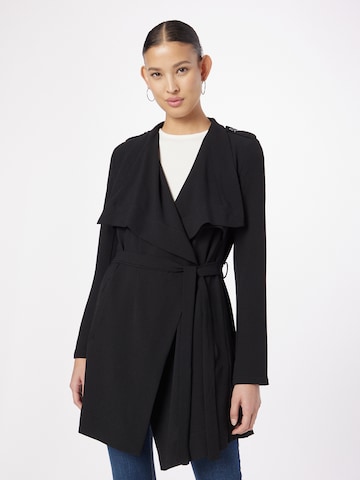 OBJECT Between-Seasons Coat 'OBJAnnlee' in Black: front