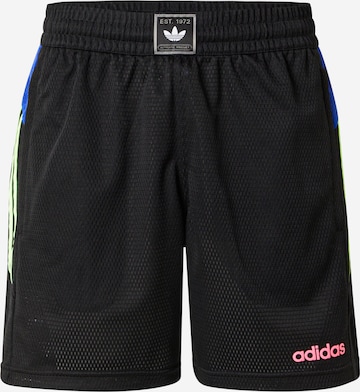juoda ADIDAS ORIGINALS Standartinis Kelnės '96': priekis