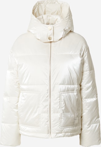 ARMANI EXCHANGE Zimní bunda – bílá: přední strana