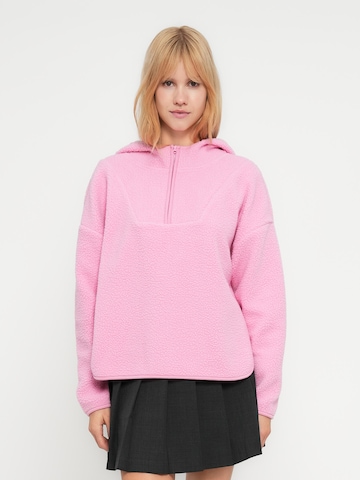 Noisy may Trui 'NMCOZY' in Roze: voorkant