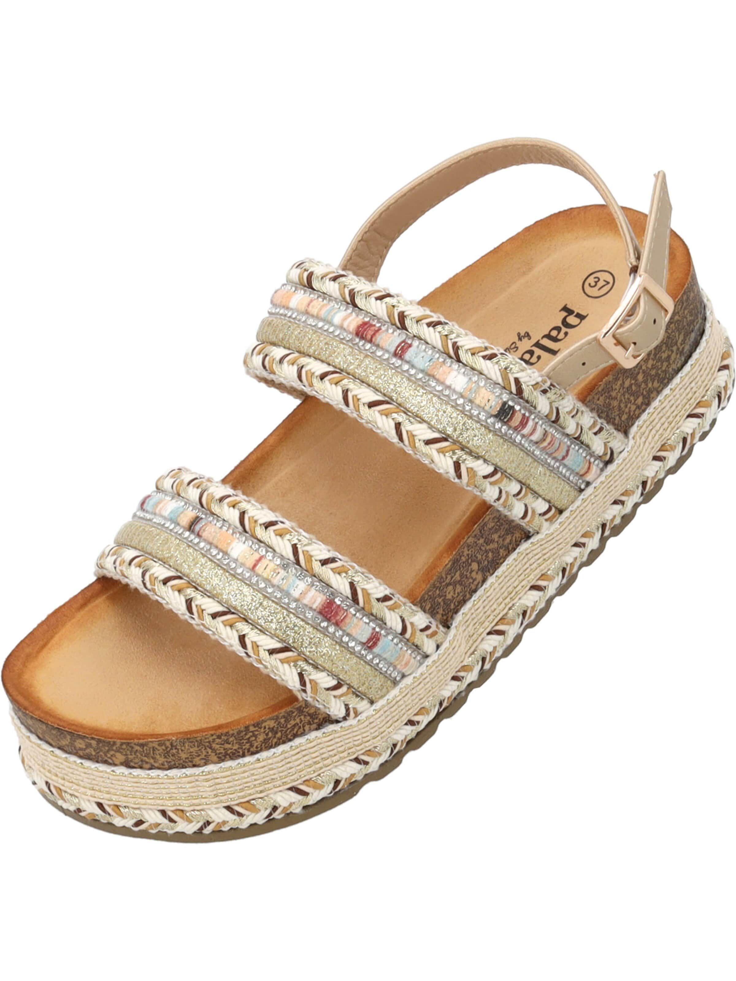 Palado by Sila Sahin Sandale 'Palado Aifate by Sila Sahin'‌‌‌‌‌‌‌‌‌ in Gold: Vorderseite