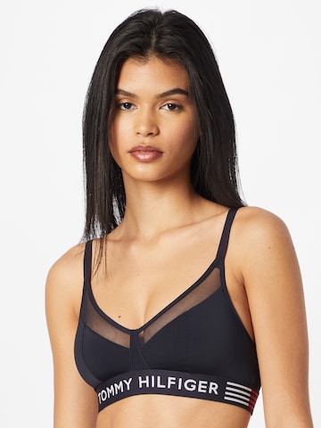 Tommy Hilfiger Underwear Bralette Bra in Black: front