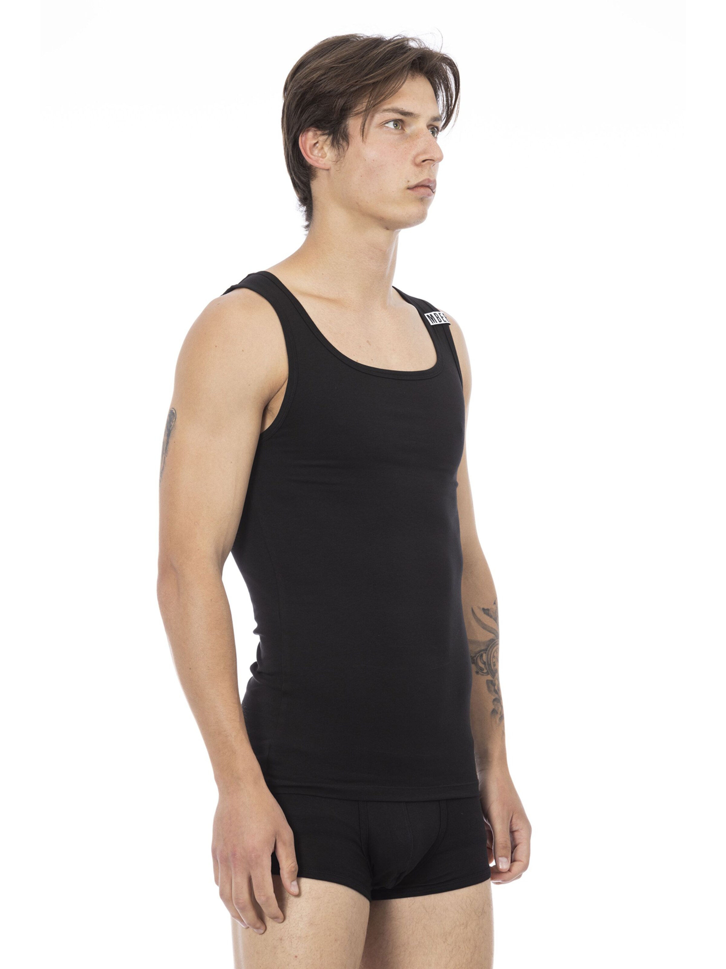 Maglietta intima di BIKKEMBERGS in nero: frontale