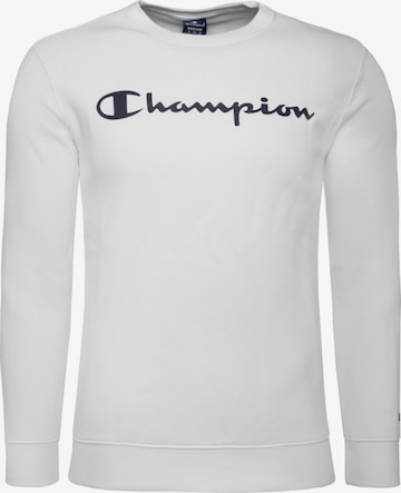 Champion Authentic Athletic Apparel Sweatshirt in White: front