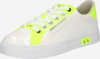 ARMANI EXCHANGE Ниски сникърси в жълто / бяло, Преглед на продукта