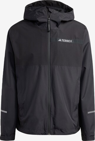 ADIDAS TERREX Outdoor jacket in Black: front