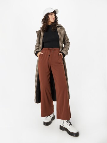 Noisy may Wide leg Trousers 'Jasa' in Brown