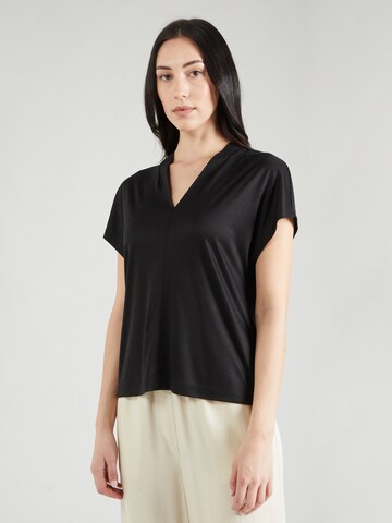 Camicia da donna di s.Oliver BLACK LABEL in nero: frontale