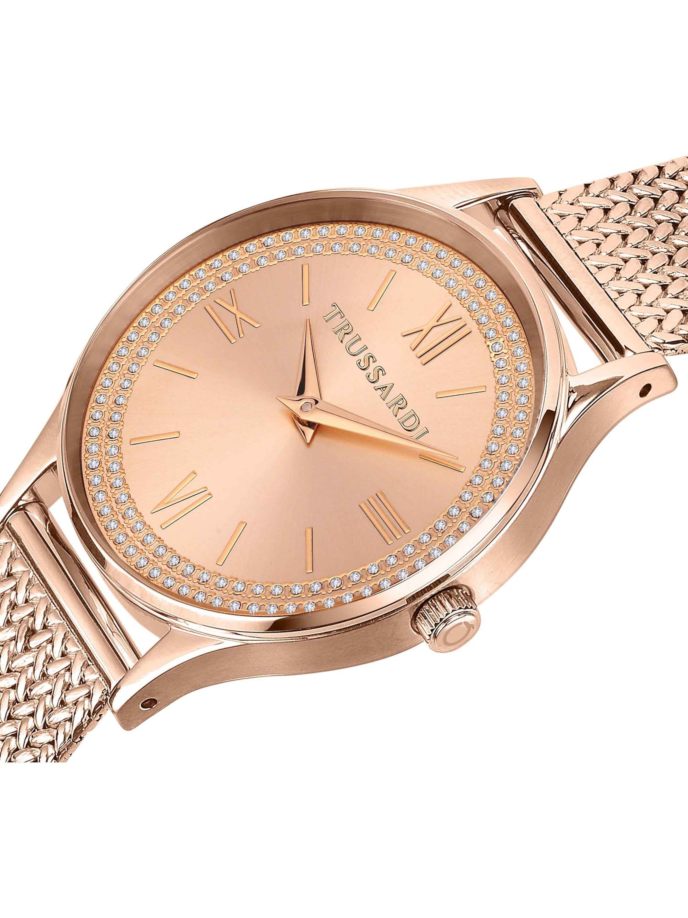 Trussardi Analoguhr in Pink