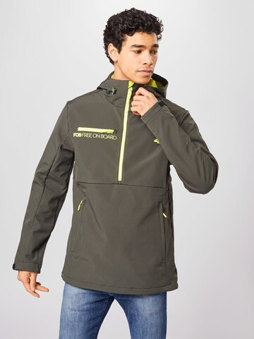 4F Outdoor jacket in Green: front