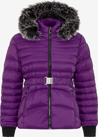 CIPO & BAXX Between-Season Jacket in Purple: front