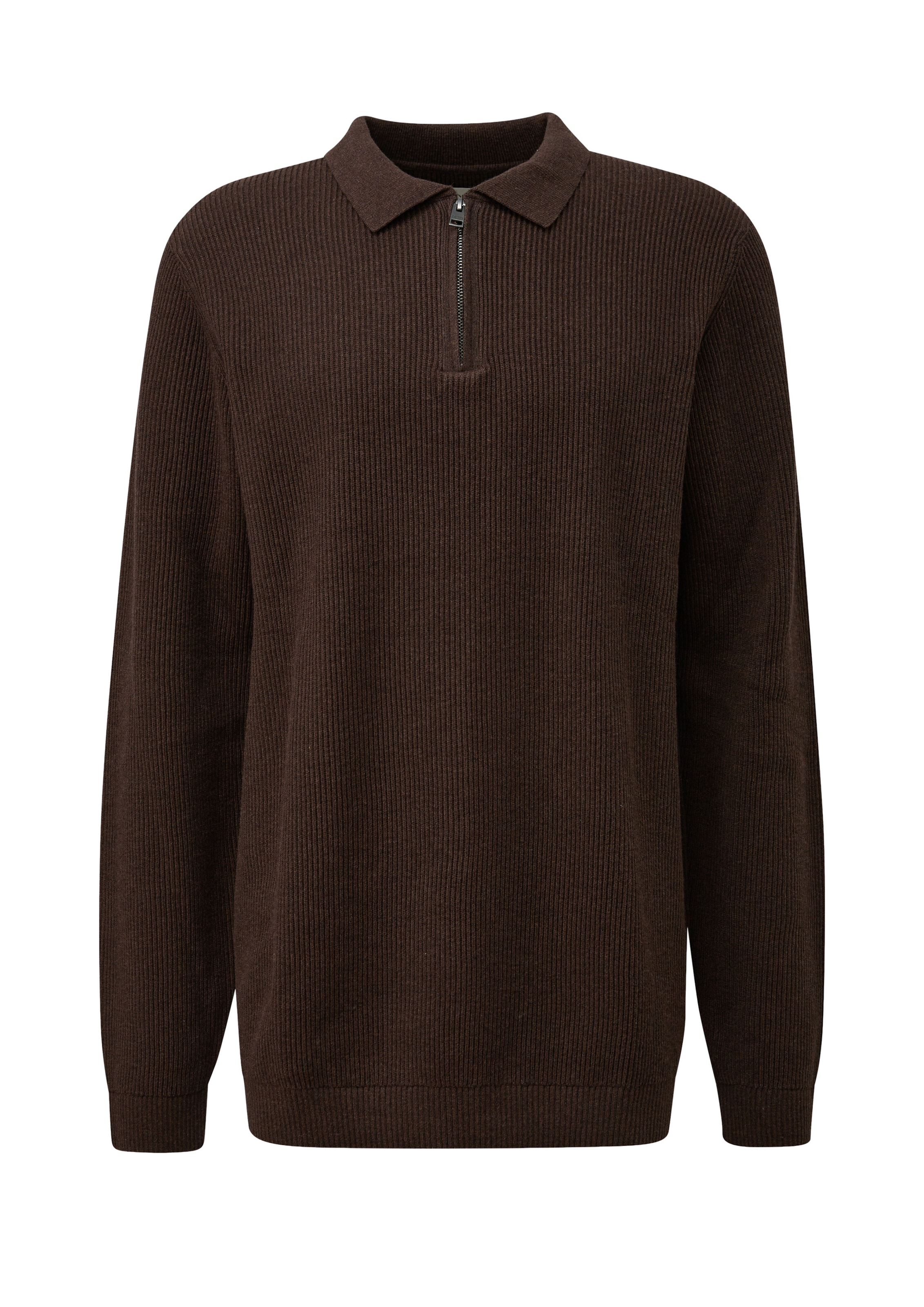 Pull-over s.Oliver Men Big Sizes en marron : devant