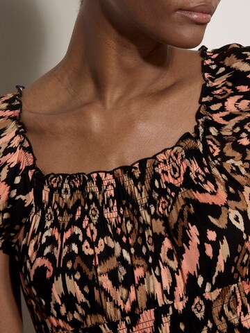 Apricot Kleid in Orange