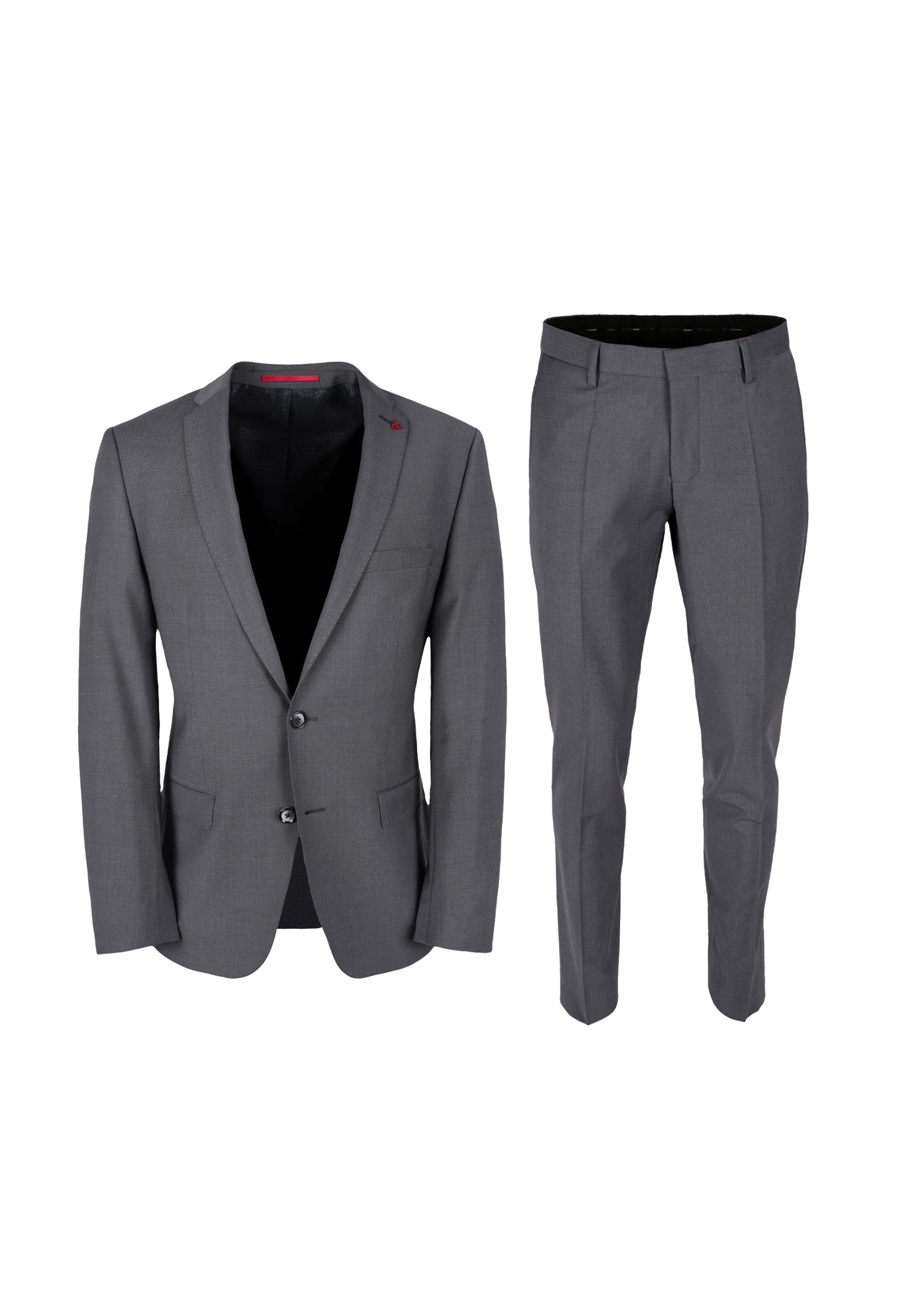 ROY ROBSON Slimfit Hosenanzug in Grau: Vorderseite