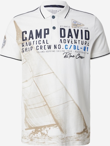 CAMP DAVID Paita värissä valkoinen: etupuoli