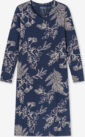 Chemise de nuit ' Comfort Essentials ' SCHIESSER en bleu : devant