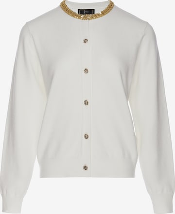 Cardigan faina en blanc : devant