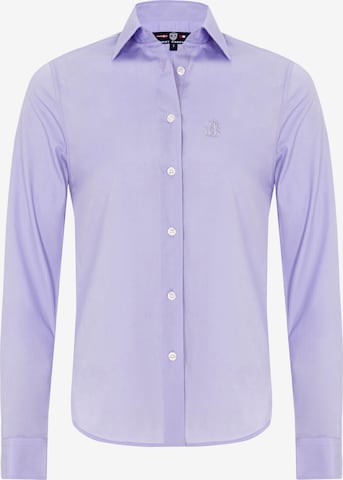 Jimmy Sanders - Blusa en lila: frente