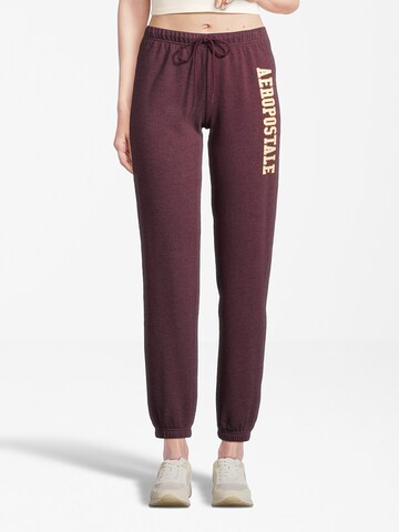 AÉROPOSTALE Tapered Broek in Rood: voorkant