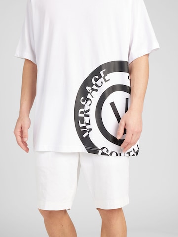 T-Shirt '76UP607' Versace Jeans Couture en blanc
