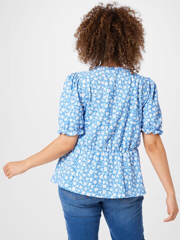 Dorothy Perkins Curve Bluse in Blau