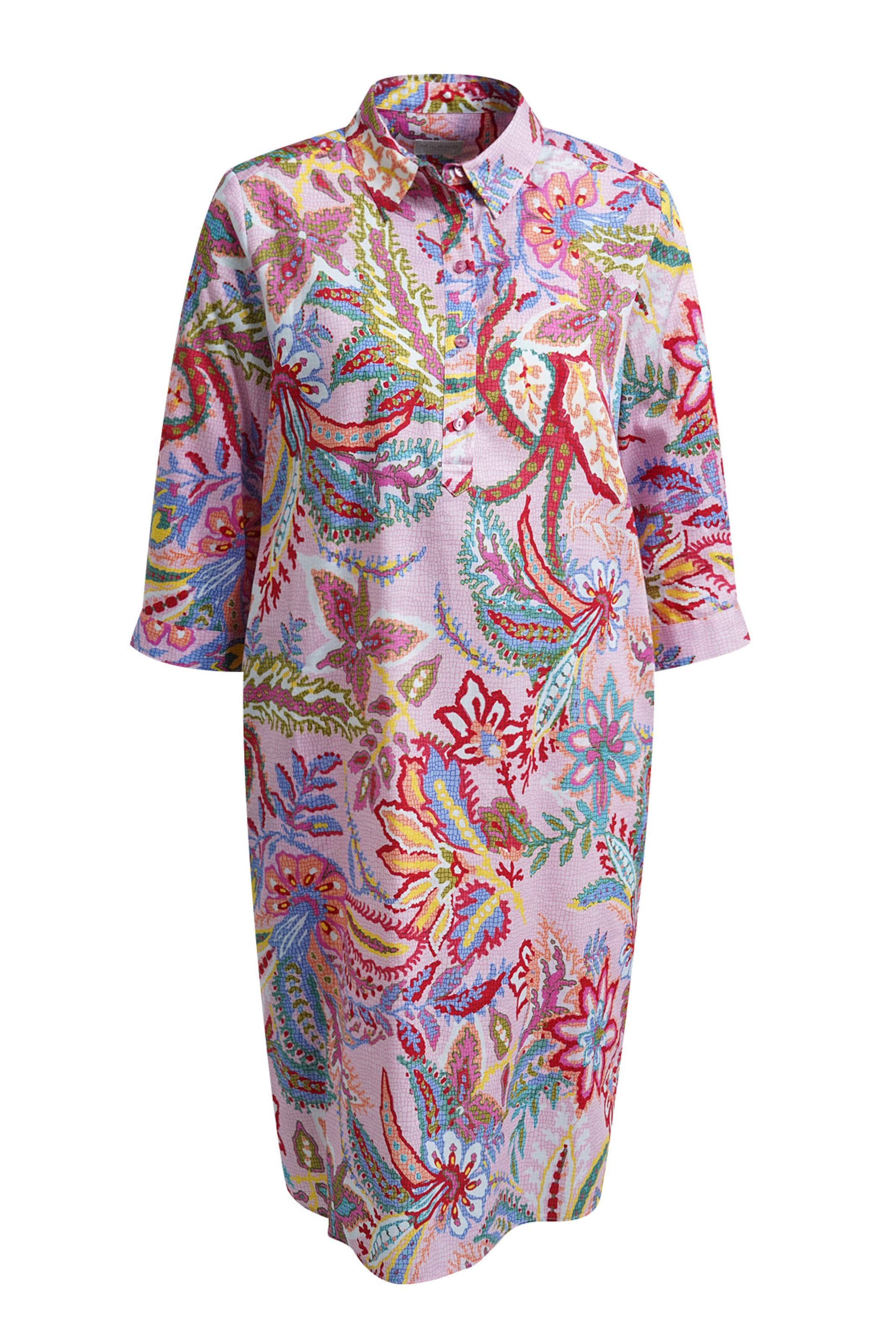 Milano Italy Summer Dress in Red: front