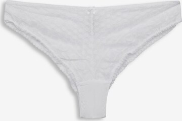 ESPRIT Thong in White: front