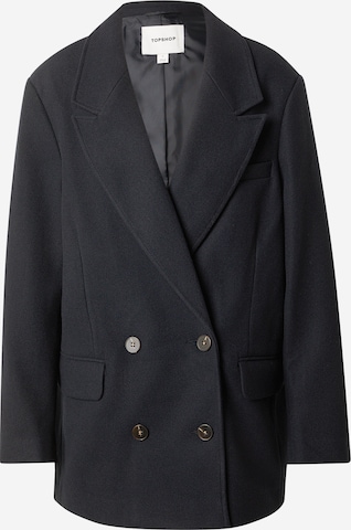 mėlyna TOPSHOP Demisezoninis paltas 'EBBA': priekis