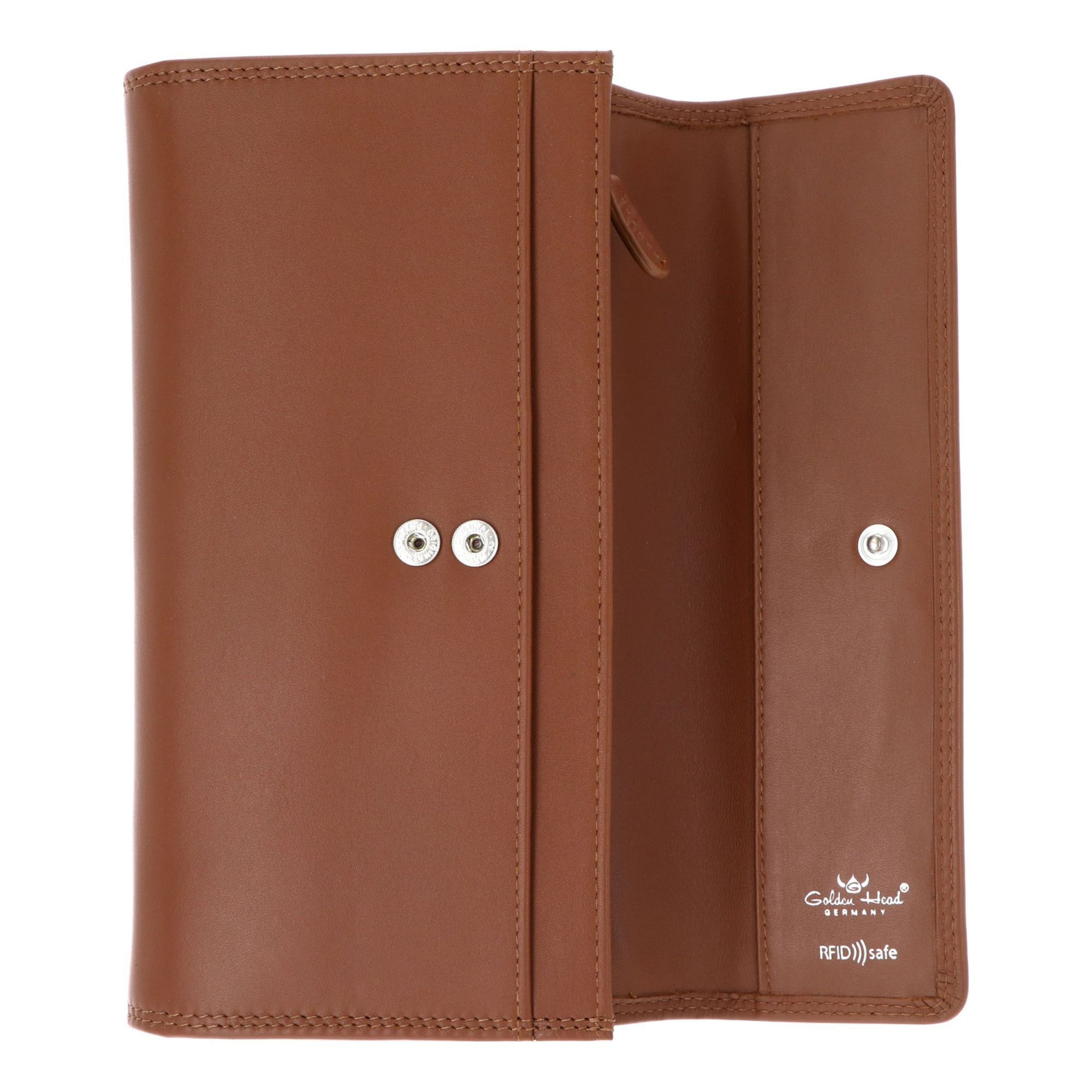 Porte-monnaies 'Polo' GOLDEN HEAD en marron