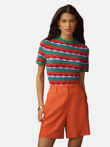 love & roses Svetr – zelená: přední strana