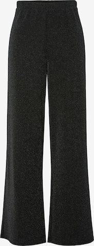 PIECES Wide Leg Hose in Schwarz: Vorderseite