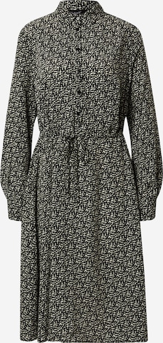 SISTERS POINT Shirt Dress 'Vike-DR1' in Black: front