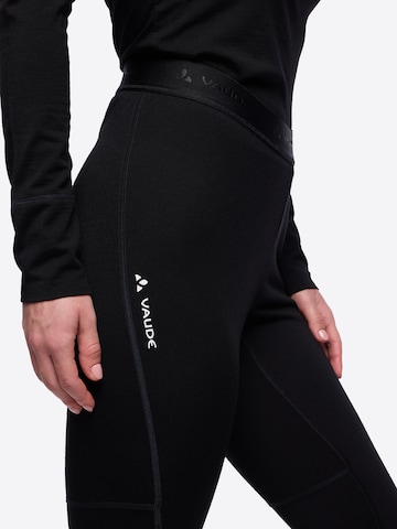 VAUDE Skinny Sportbroek 'Monviso II' in Zwart