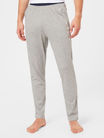 JACK & JONES Pajama Pants 'MILLER' in Grey: front