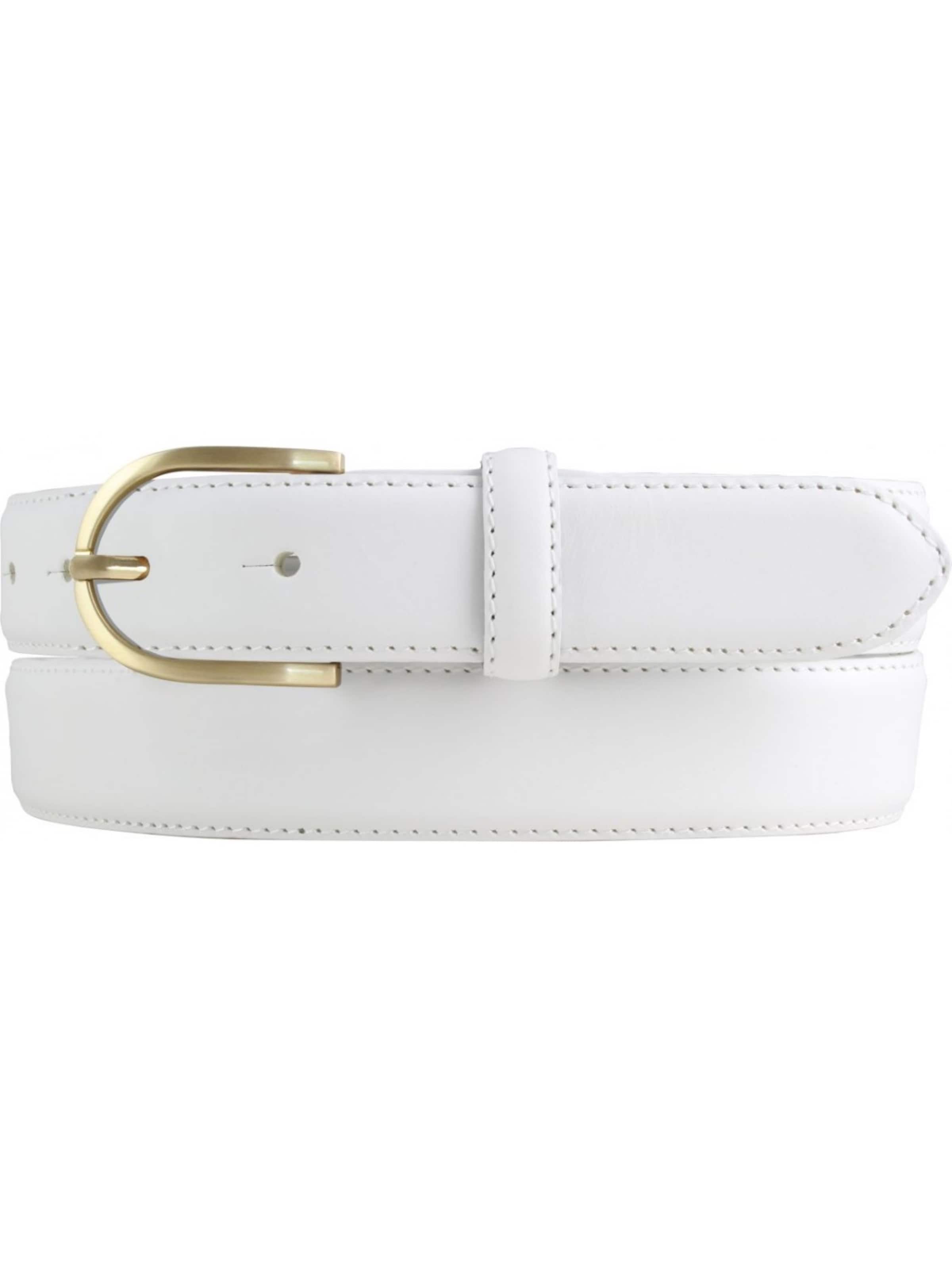 BELTINGER Belt 'Tempioo' in White: front