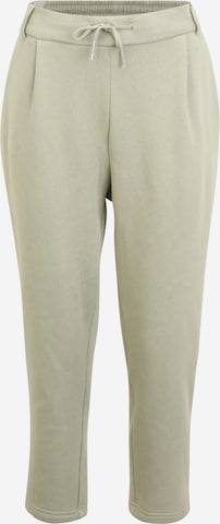 Only Petite Pleat-Front Pants in Green: front